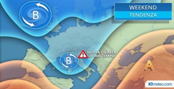 Il tempo da mercoledì pioggia e temperature in calo al Nord Meteo